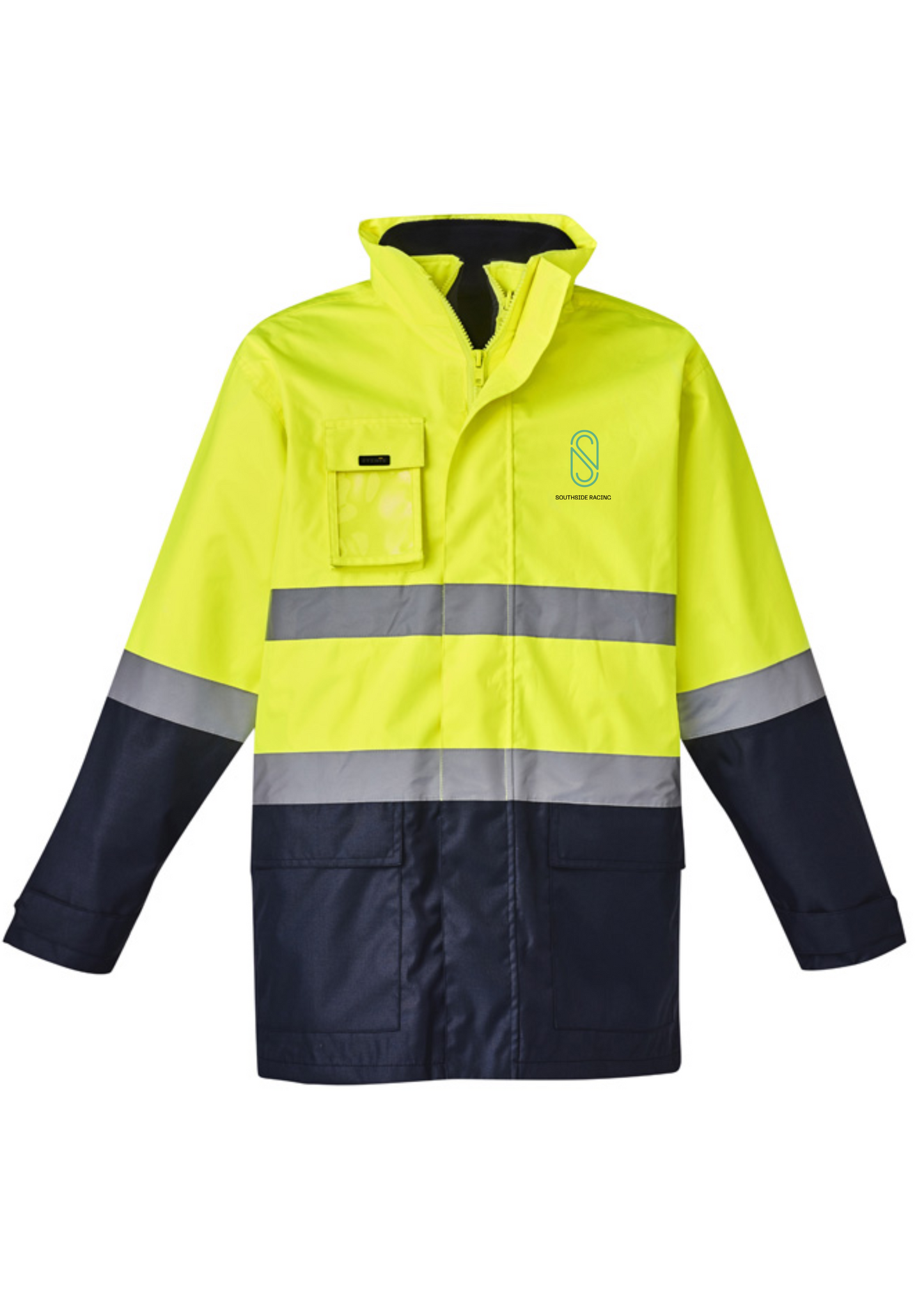 Hi Vis Basic 4 In 1 Waterproof Jacket ZJ220 - SSR