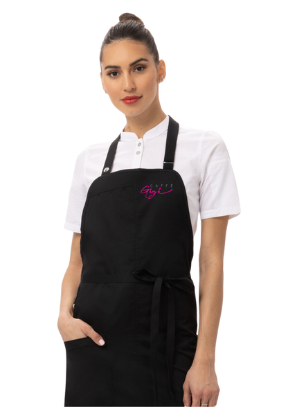 CG Brio Bib Apron- Black