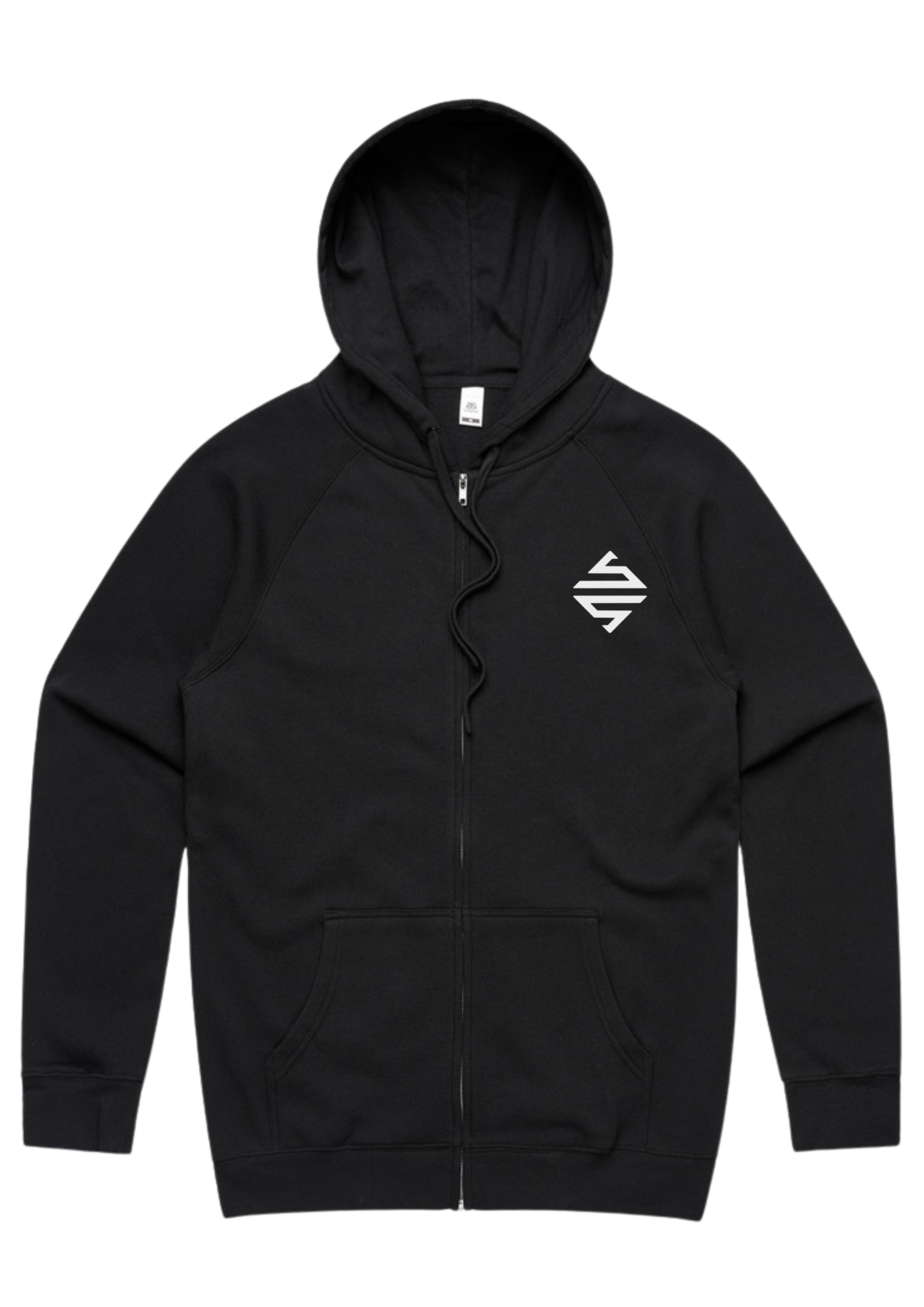 SS - Supply Zip Hood- Black