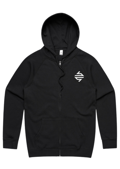 SS - Supply Zip Hood- Black