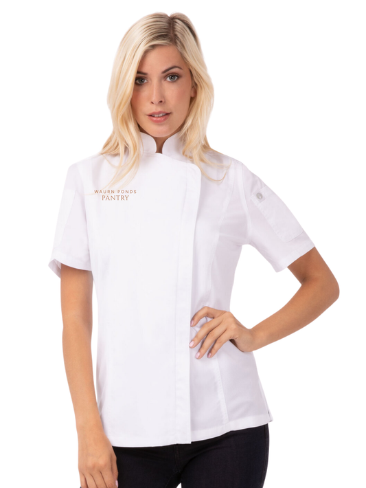 DU Springfield Women's Chef Jacket - Waurn Ponds Logo