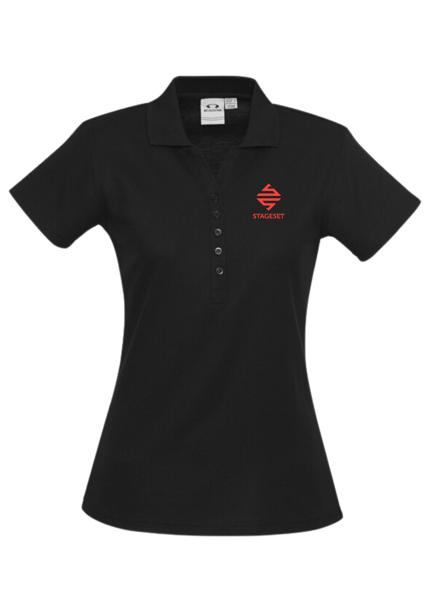 SS - Womens Crew Short Sleeve Embroidered Polo