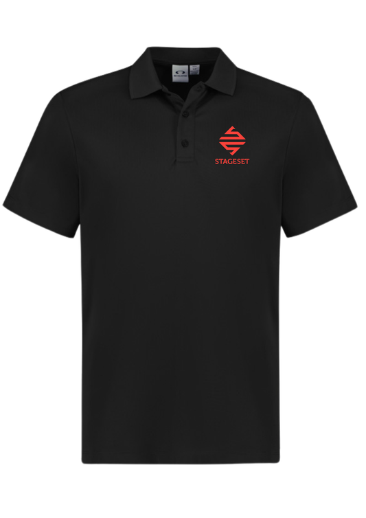 SS - Mens Crew Short Sleeve Embroidered Polo