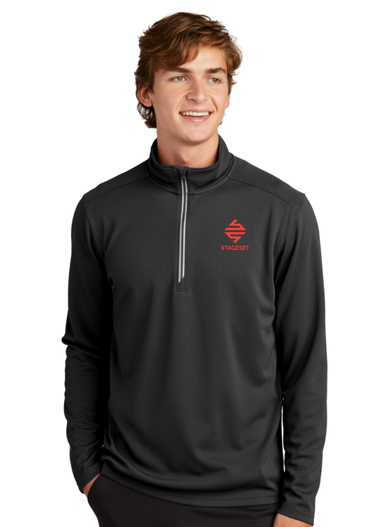 SS - Sport-Tek Sport-Wick Textured 1/4-Zip Pullover