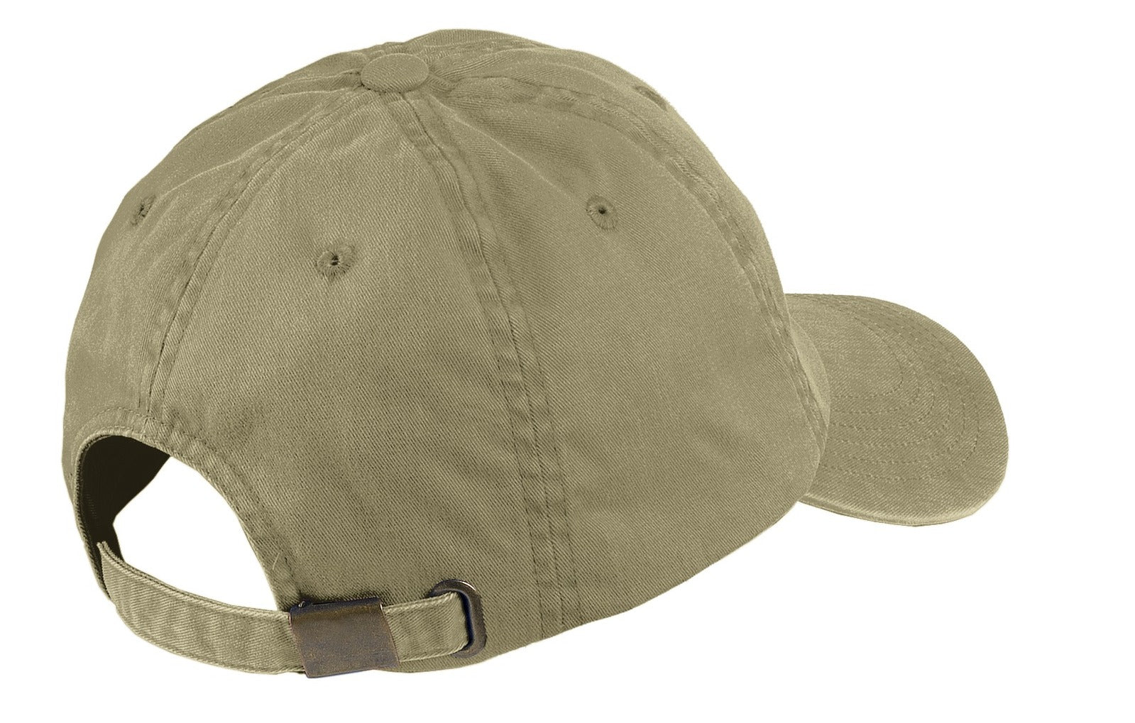 Port Authority Garment-Washed Cap - 100% Cotton Unstructured Low Profile Hat With Adjustable Closure