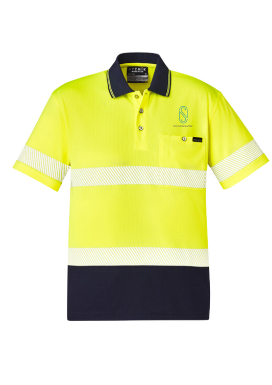 Unisex Hi Vis Segmented Tape Polo ZH535 - SSR