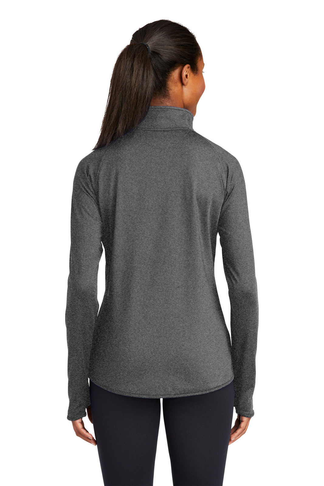 Sport Tek Ladies Sport Wick Stretch 1 2 Zip Pullover. LST850 Entity Brands